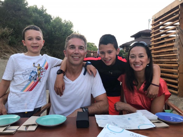 Ben with his family